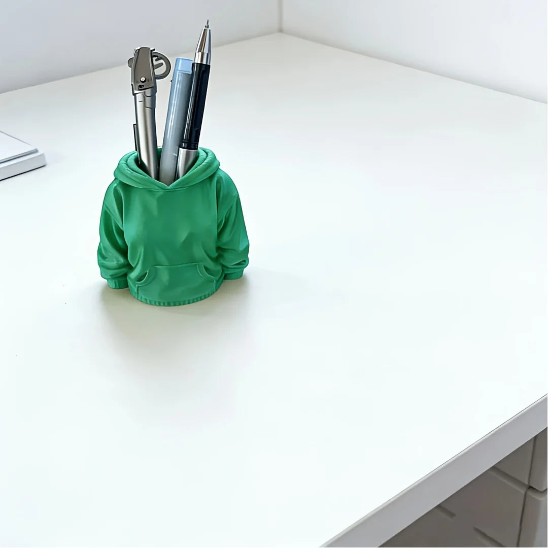 Creative Hooded Sweatshirt Pen Holder | Stylish Storage Solution