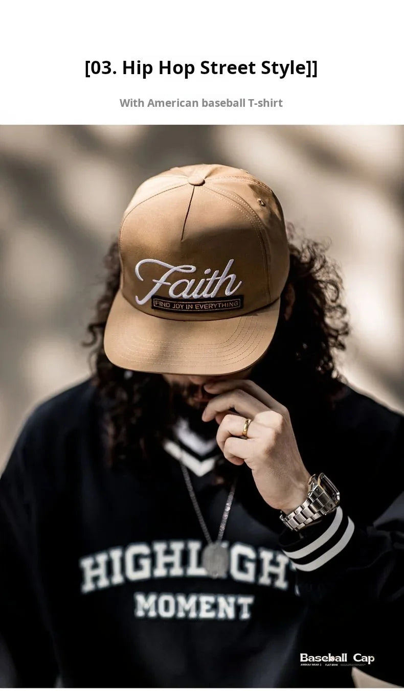 Unisex Vintage Letter Embroidered Baseball Cap | Casual Sun Hat