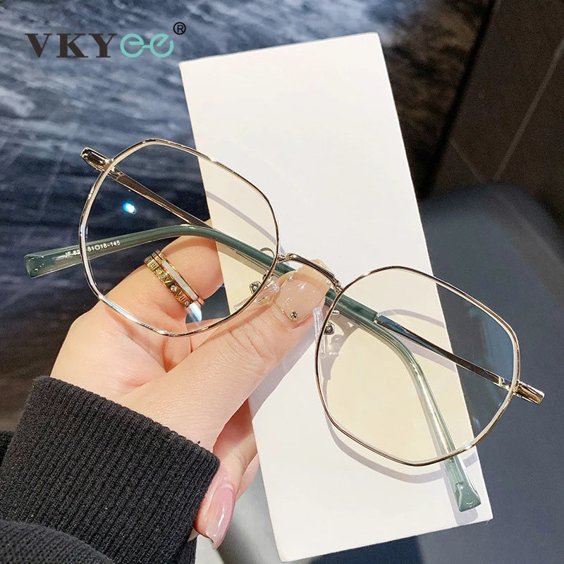 Stylish Geometric Women's Reading Glasses | Anti-Blue Light