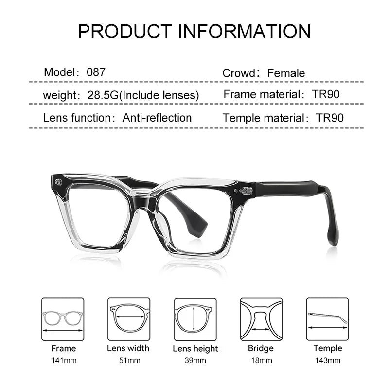 Fashionable Retro Reading Glasses for Women | Blue Light Protection 2026