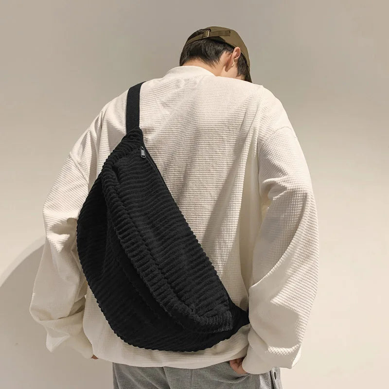 Large Capacity Casual Waist Bag | Stylish Crossbody Phone Purse