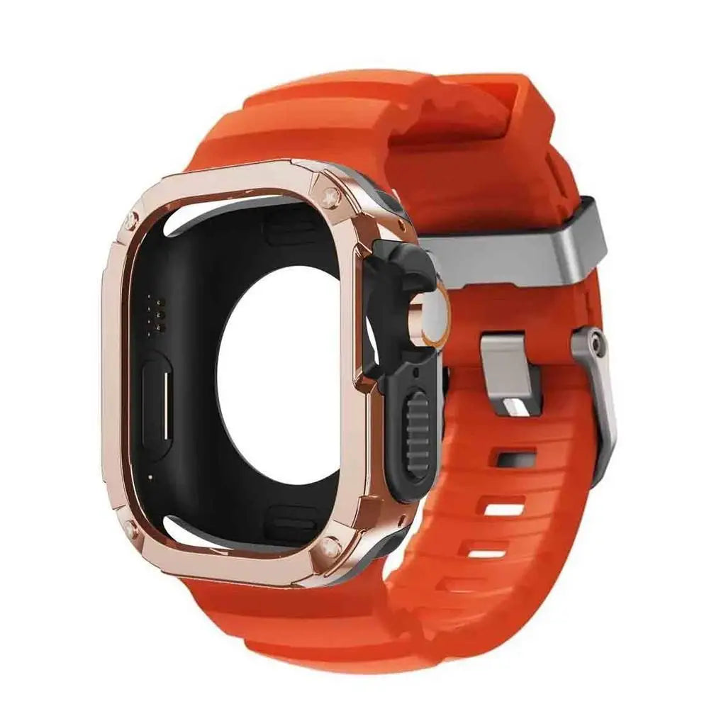 Waterproof Silicone Strap and Case for Smartwatches | Durable & Stylish