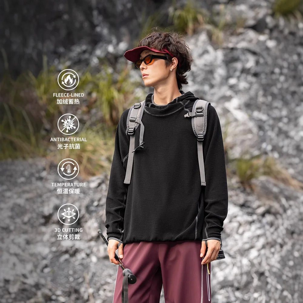 Hooded Fleece-Lined Sweatshirt | Ultimate Warmth for Outdoor Adventures