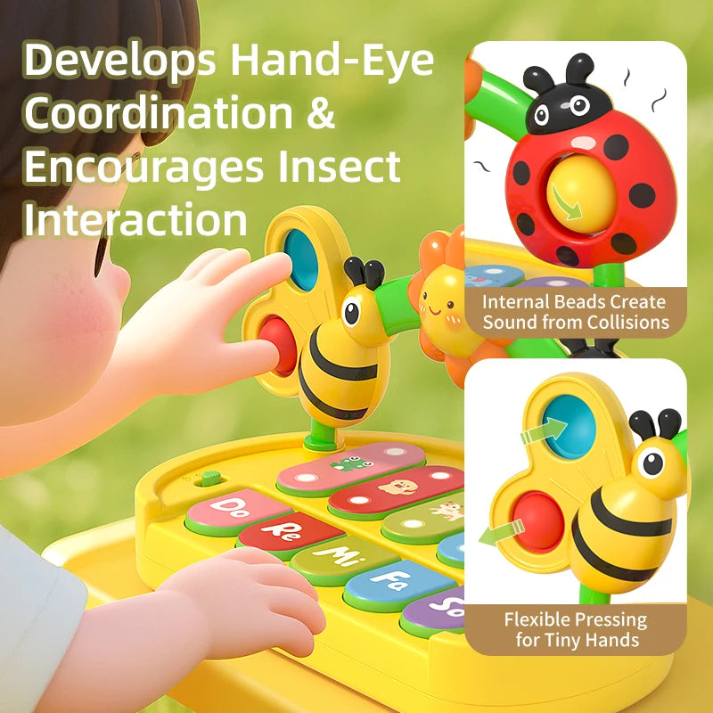 Interactive Baby Piano Toy | Light Up Musical Keyboard for Toddlers