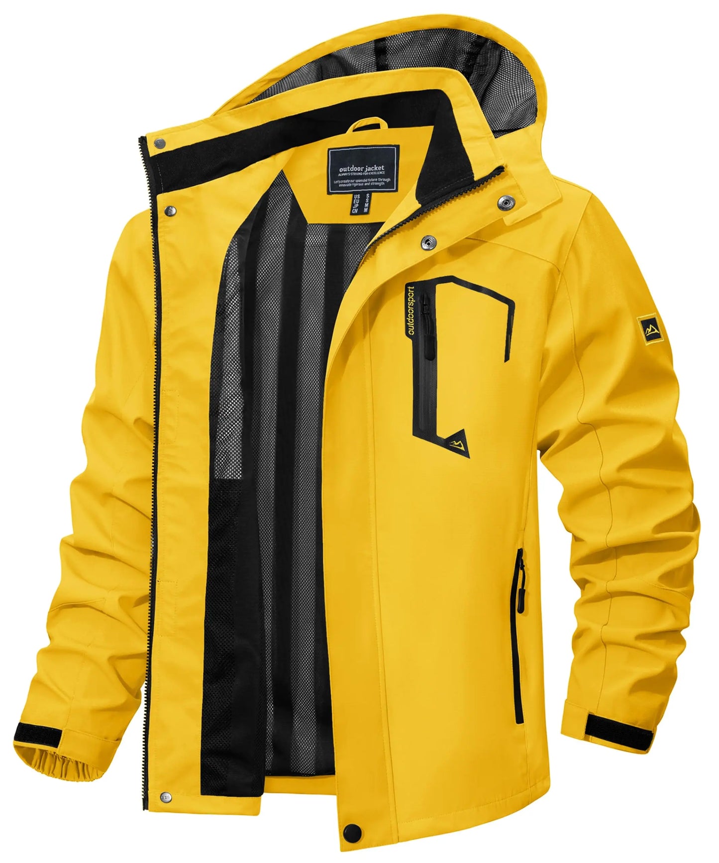 Chaqueta Impermeable Ligera para Hombre | Cortavientos Versátil para Exteriores