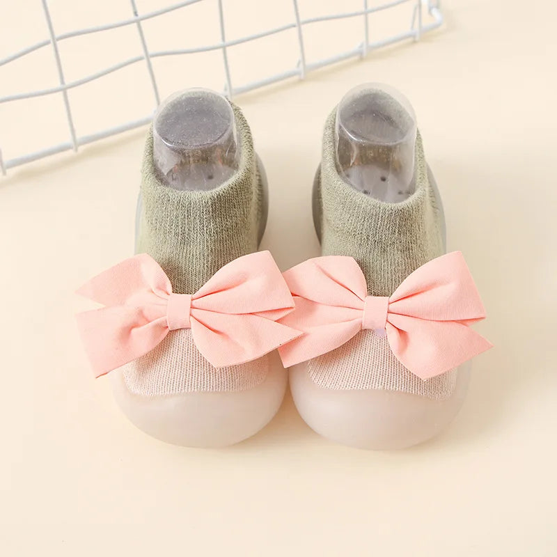 Cute Cartoon Baby Socks Shoes | Soft Rubber Sole for First Walkers