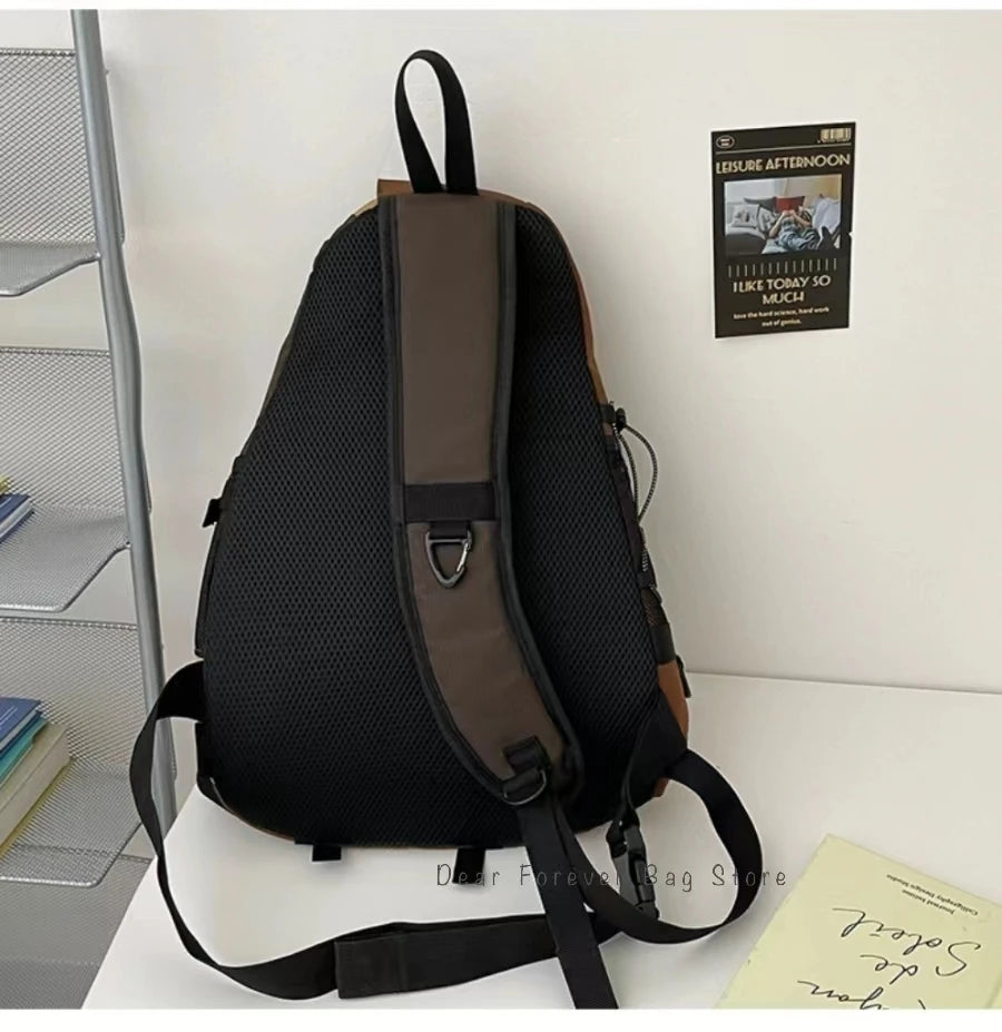 Trendy Portable Nylon Crossbody Bag for Travel & Sports