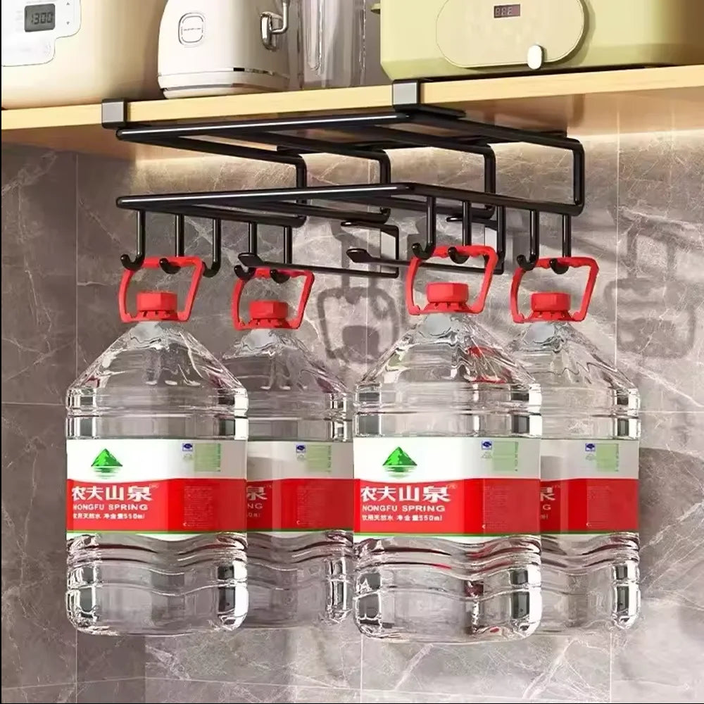 Kitchen Hanging Organizer Rack | Space-Saving Storage Solution