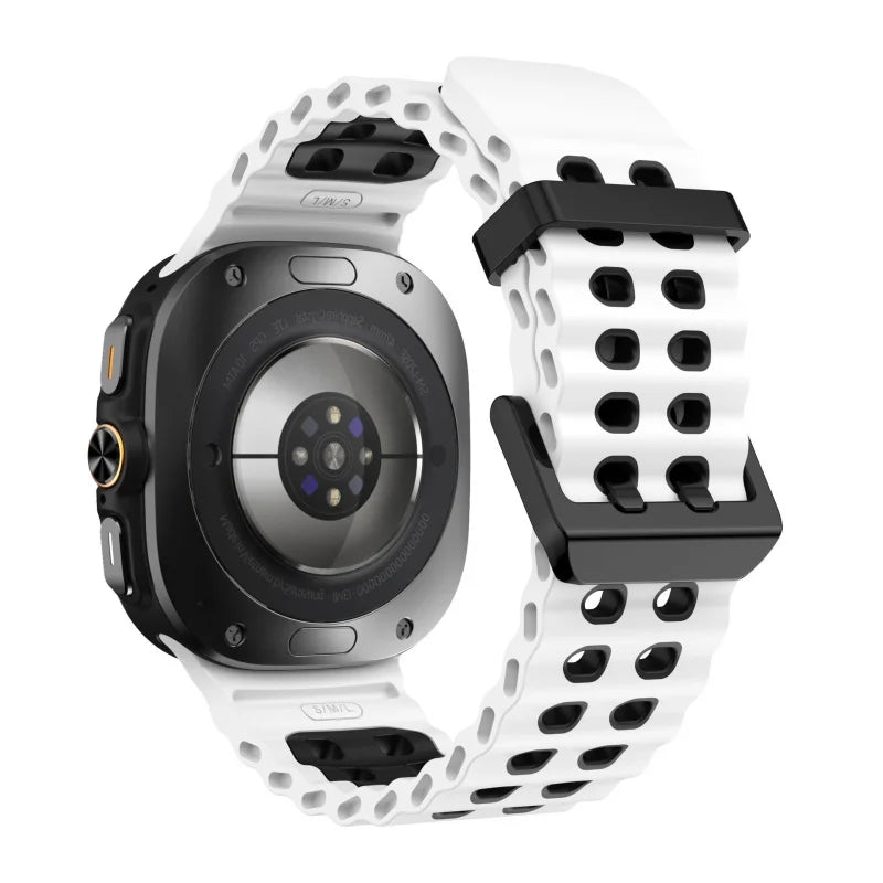 Silicone Sports Strap for Galaxy Watch | Breathable Marine Band