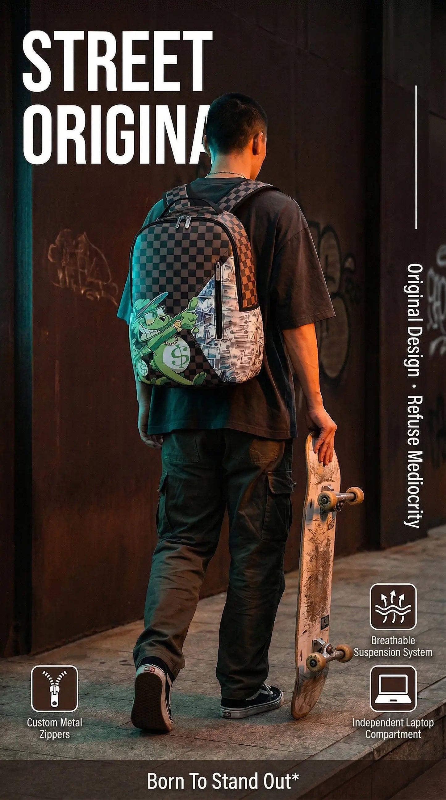 Fashionable Unisex Backpacks | Trendy Large-Capacity Travel Bags