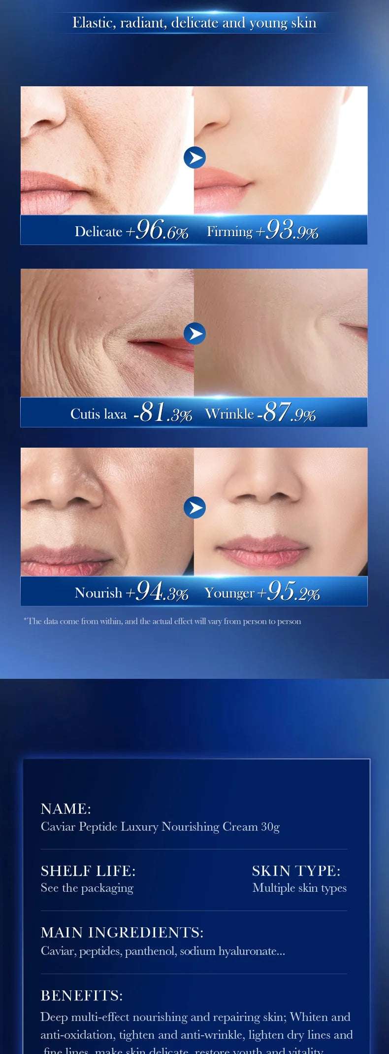 Instant Remove Wrinkle Cream | Anti-Aging Face Moisturizer