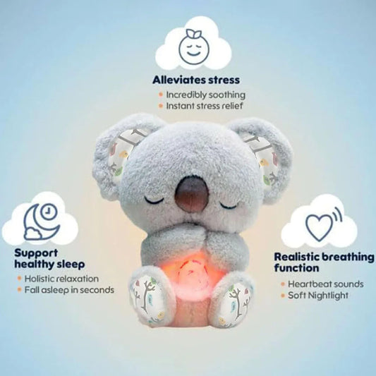 Animal de Peluche Koala que Respira | Juguete Relajante y Confortable