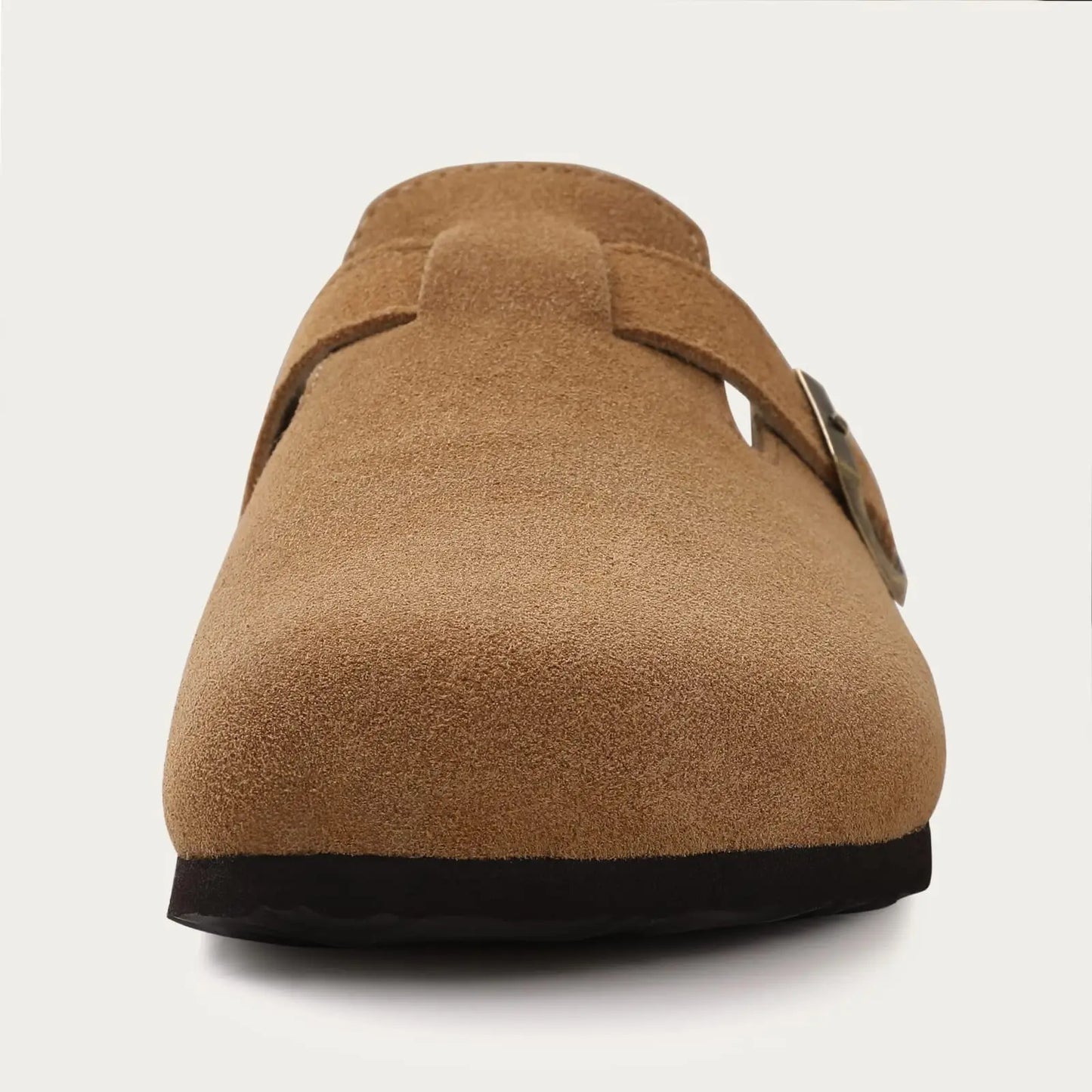 Comfortable Suede Clogs with Arch Support for All-Day Wear