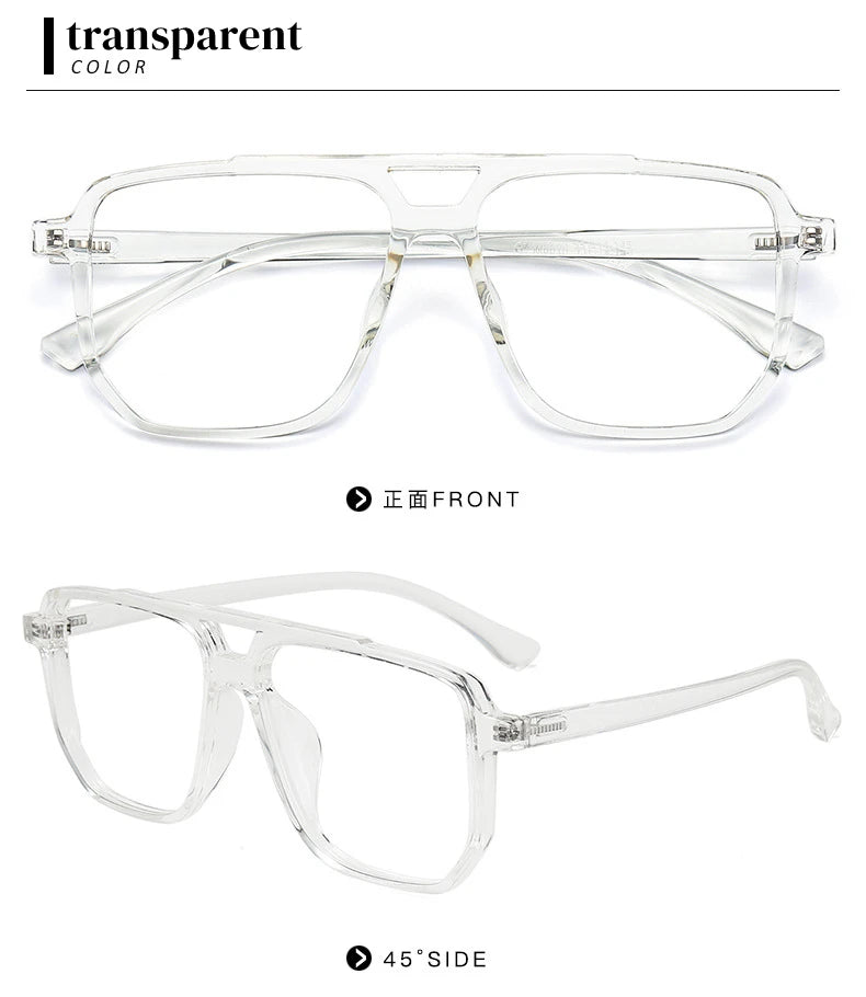 Myopia Eyeglasses with Anti Blue Light & Photochromic Lenses