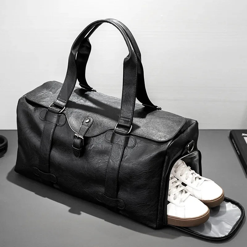 Men's Fashion Travel Tote Bag | Large Capacity Gym & Luggage Tote
