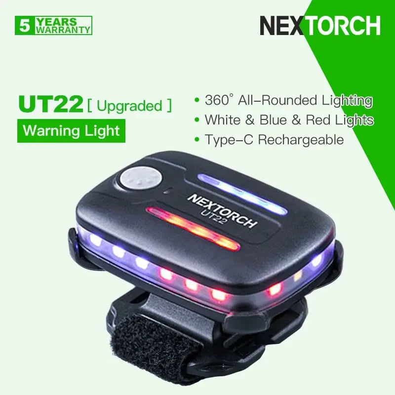 360° LED Police Lights | Upgraded Shoulder Light with Accessories