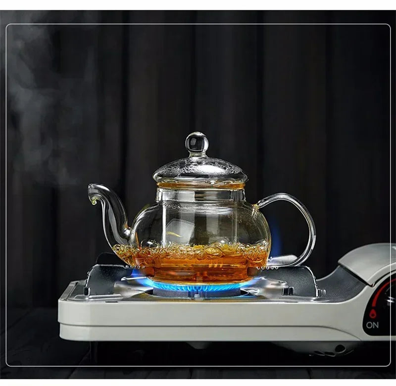 1000ML Heat Resistant Glass Tea Pot with Infuser | Elegant Tea Brewing