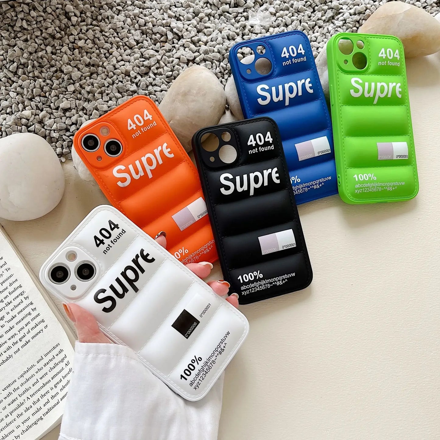 Cute Silicone Down Jacket Puffer Case for iPhone | Protective Cover