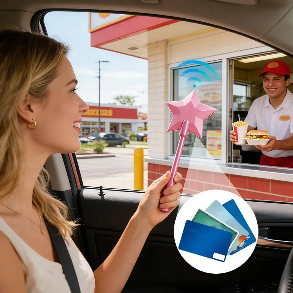 Portable Non-Contact Payment Wand | Fun Credit Card Holder