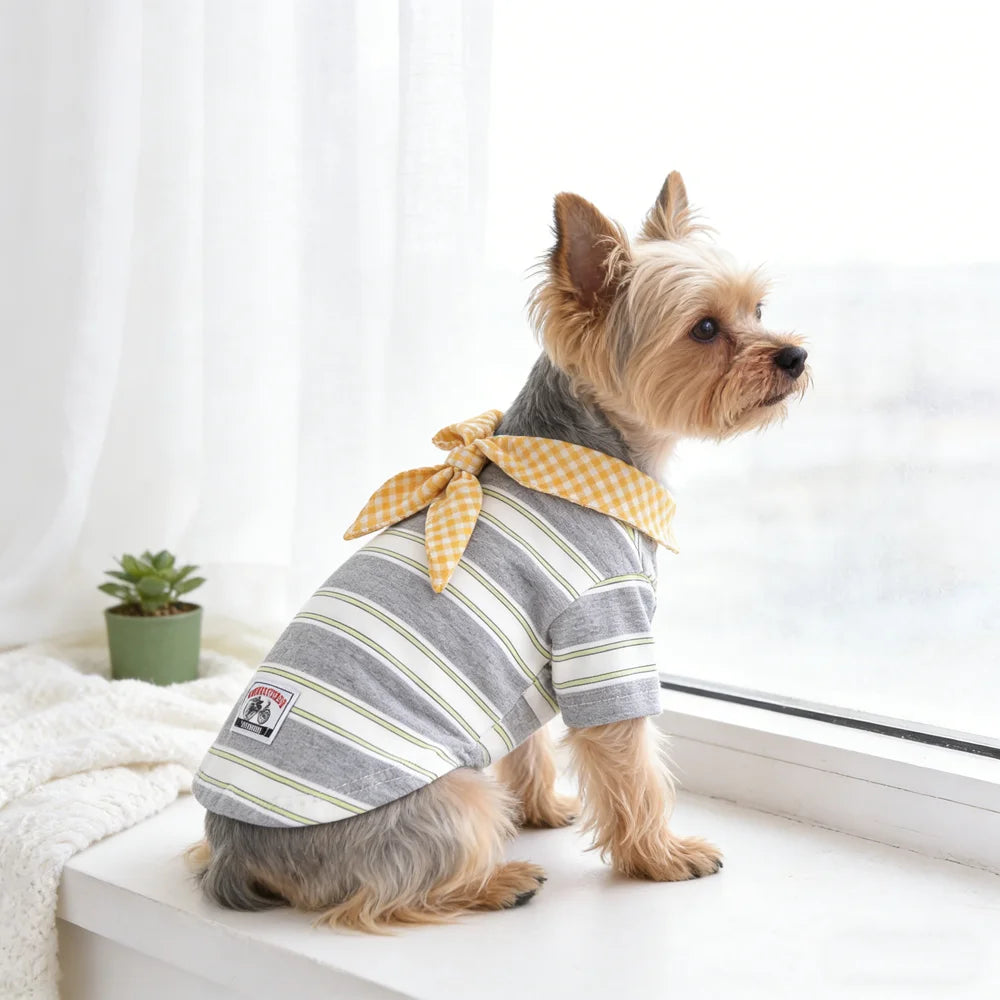 Stylish Spring Summer Pet Shirt for Small Dogs and Cats