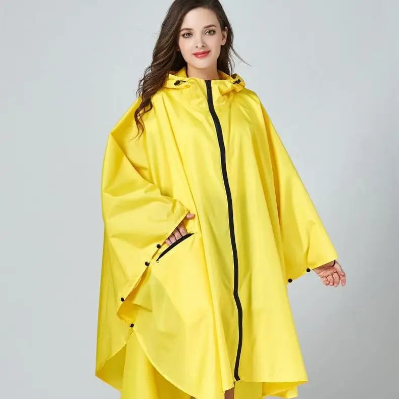 Lightweight Leopard Raincoat for Women | Waterproof Windproof Cloak