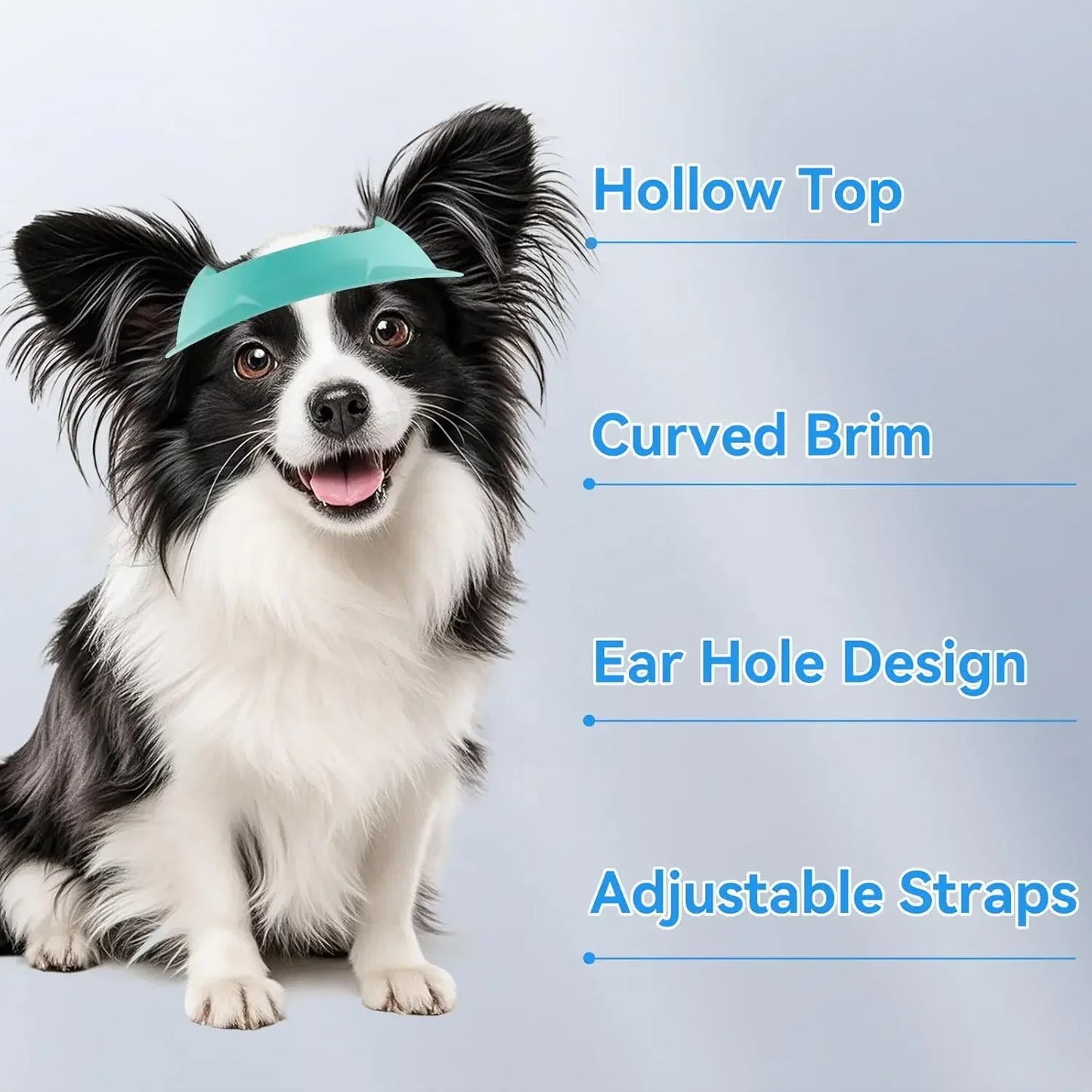 Stylish Dog Motorcycle Sun Hat | Adjustable Doggy Visor