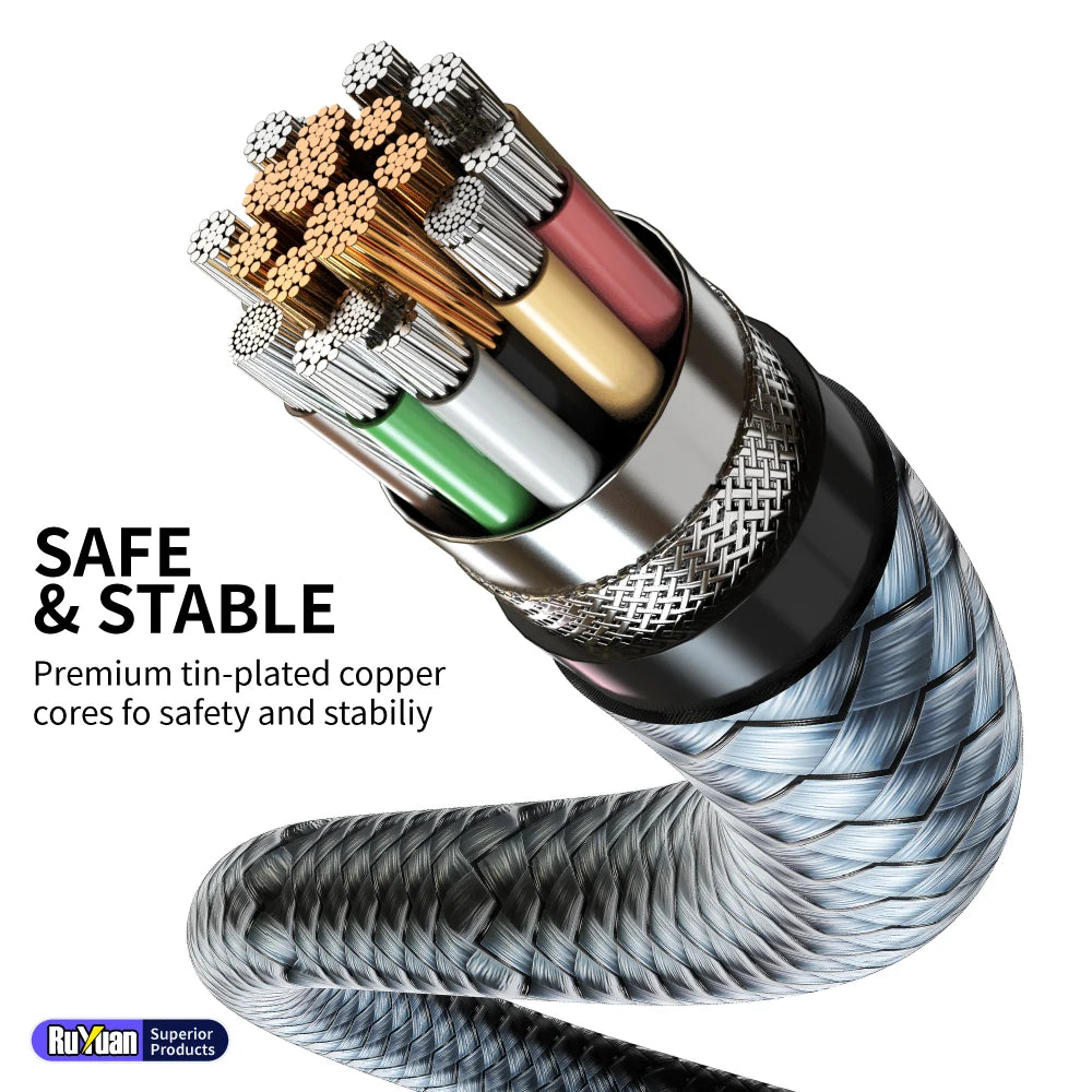 240W USB 3.2 Extension Cable | High-Speed Data Transfer & Charging