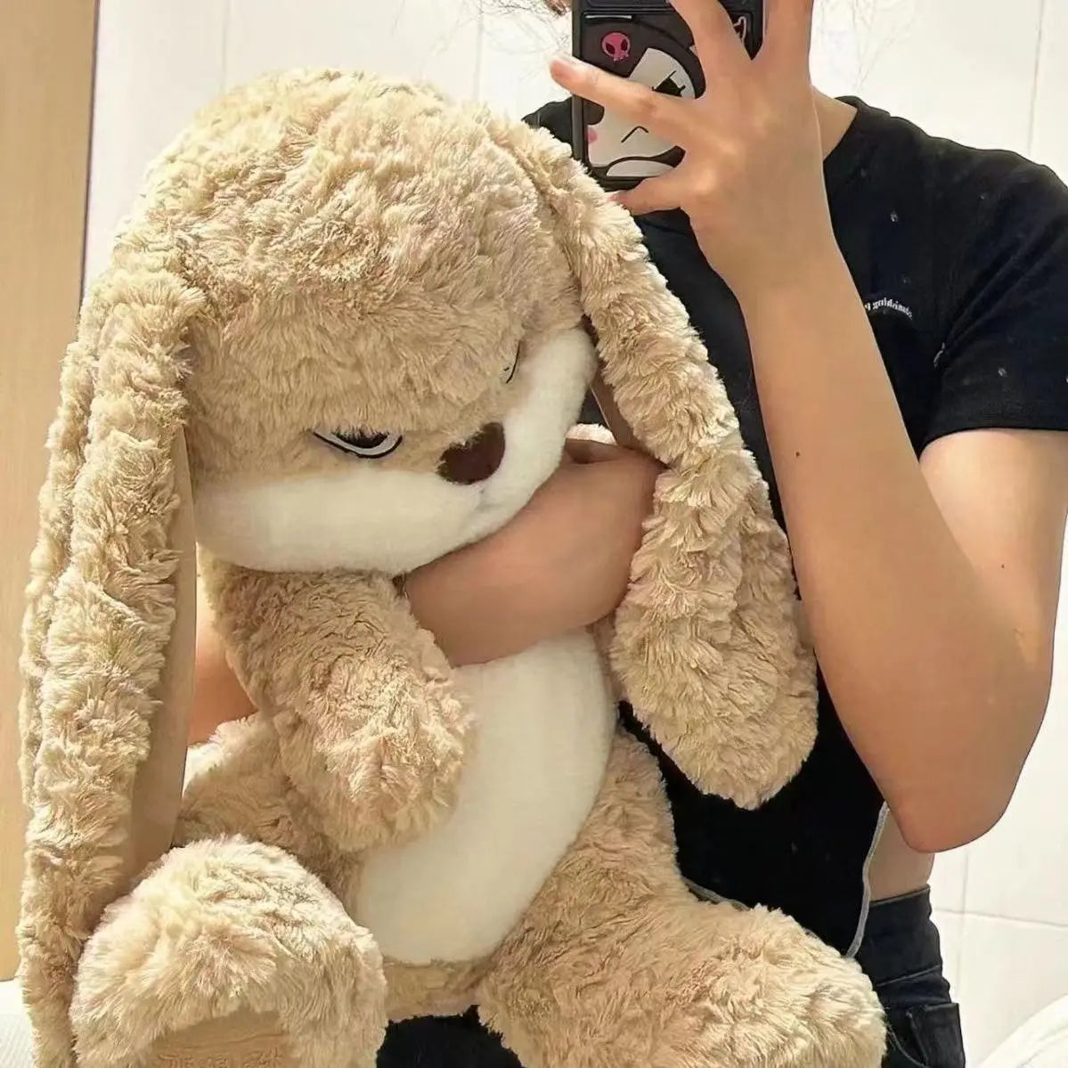 Large Angry Rabbit Plush Toy | Adorable Kawaii Stuffed Animal