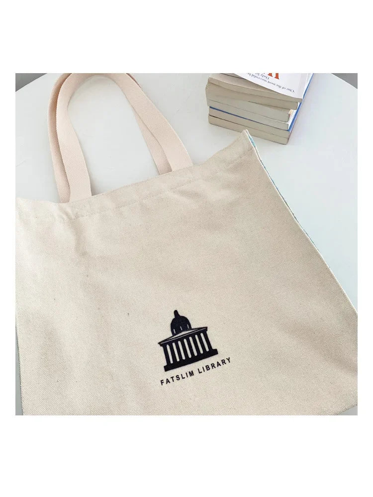 Vintage Canvas Shoulder Bag | Stylish Casual Tote for Women