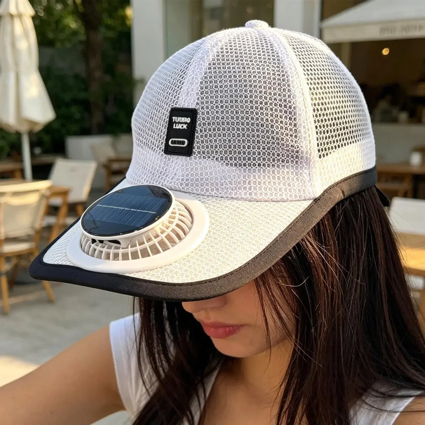 Breathable Mesh Cap with USB Fan | Summer Outdoor Sun Protection