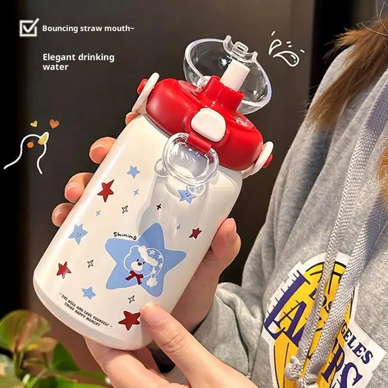 Cute Portable Stainless Steel Thermos Cup for Kids | Durable Drinkware