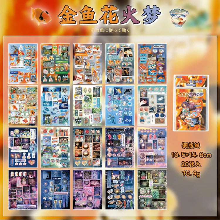 Kawaii Die-Cutting Sticker Book | DIY Lotus Picking Scrapbook Décor