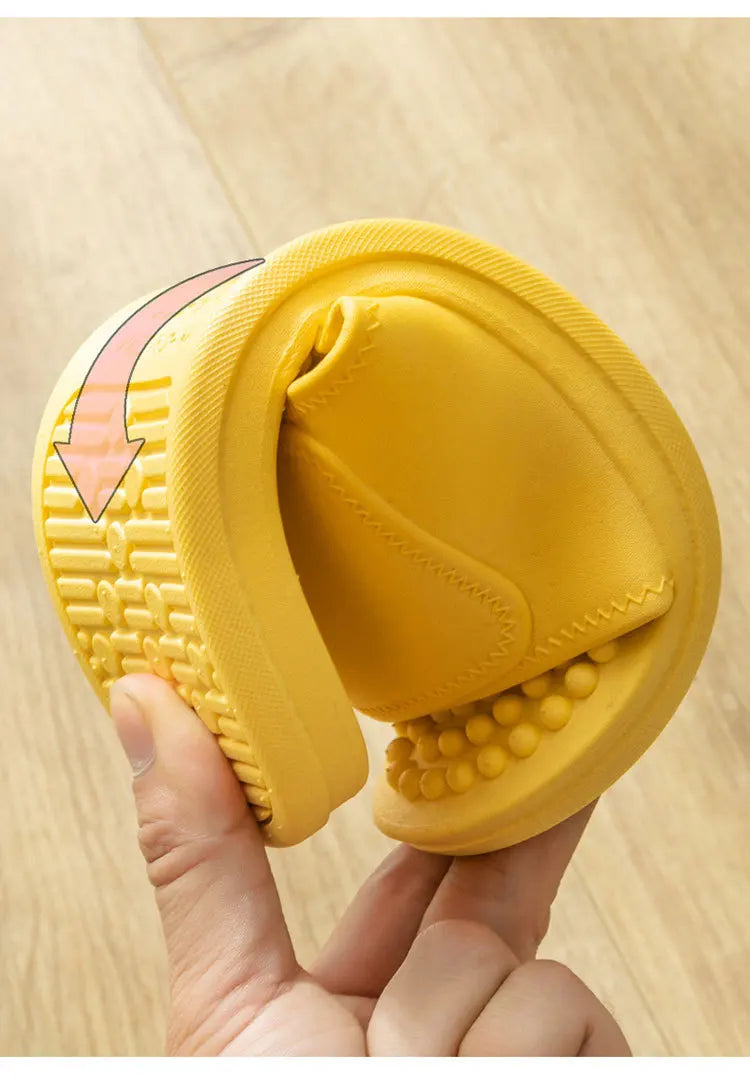 Women & Men Massage Slippers | Soft Non-Slip Indoor Slides
