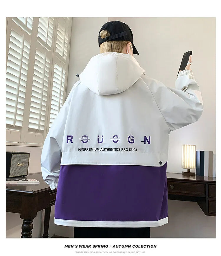 Classic Men's Hooded Casual Jackets | Stylish Windproof Coats