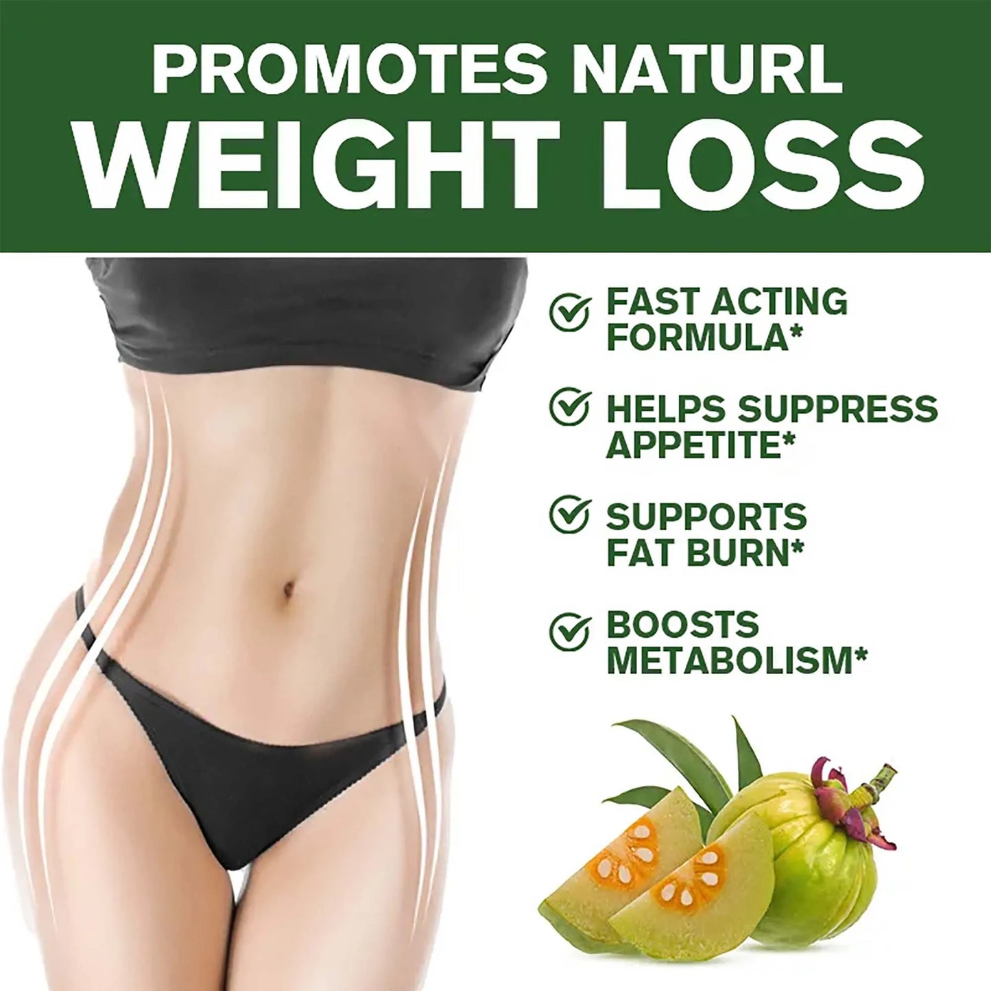 Garcinia Cambogia Gummies | Weight Management & Fat Burner