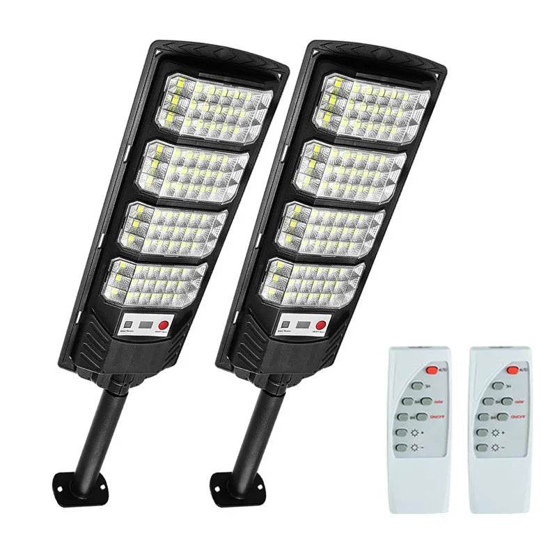 Potente foco LED solar con sensor de movimiento | Iluminación brillante