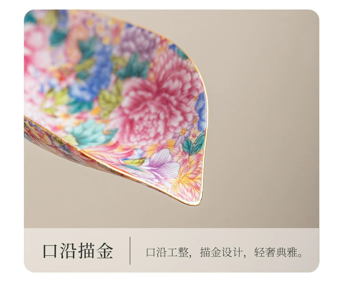 Cucharilla de Cerámica para Té y Café de Hojas Sueltas | Diseño Elegante