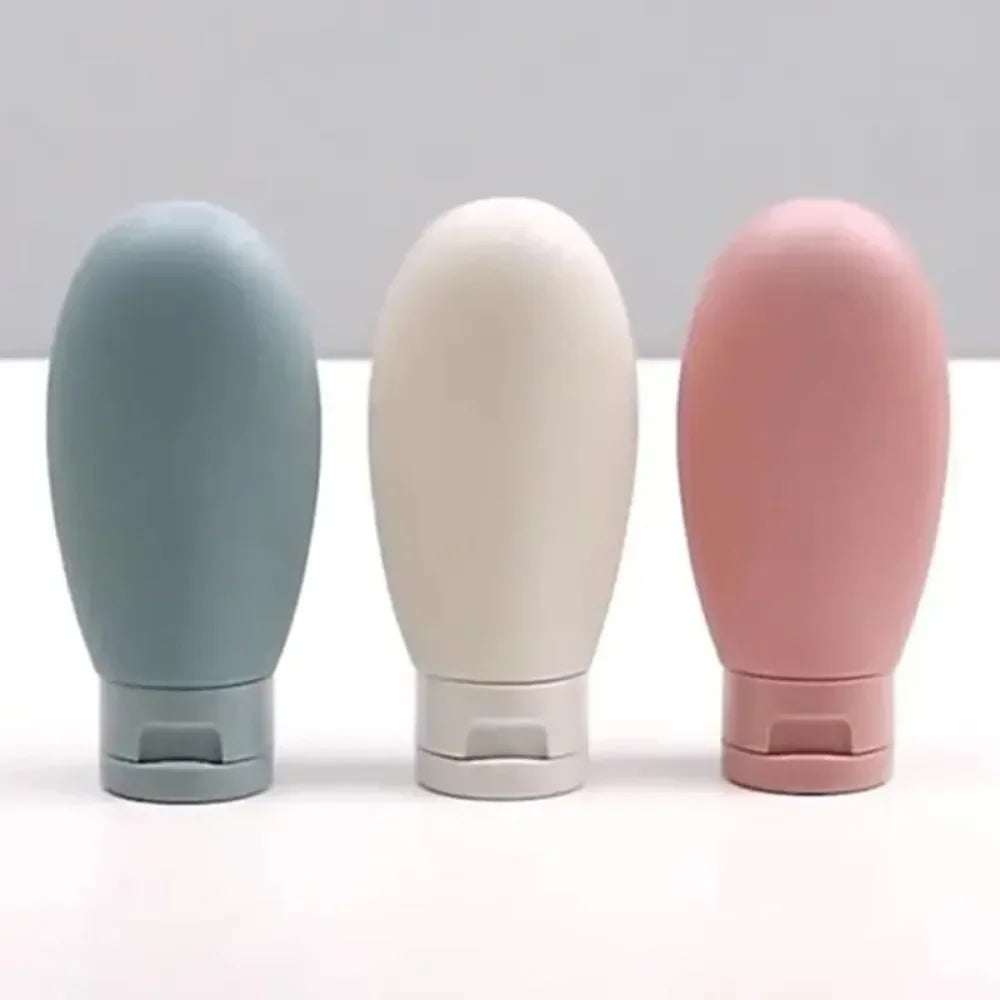 4Pcs 60ml Travel Bottle Set | Refillable Cosmetic Containers