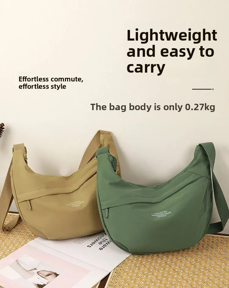 Trendy Women's Soft Cloth Shoulder Bag | Casual Crossbody Handbags