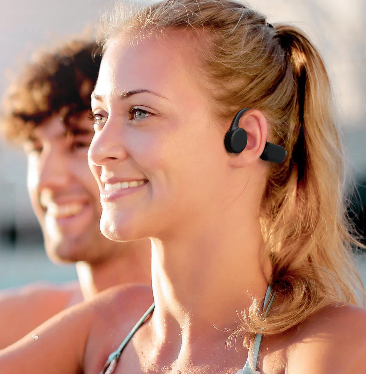 Waterproof Bone Conduction Wireless Earphones | 32GB MP3 Headset