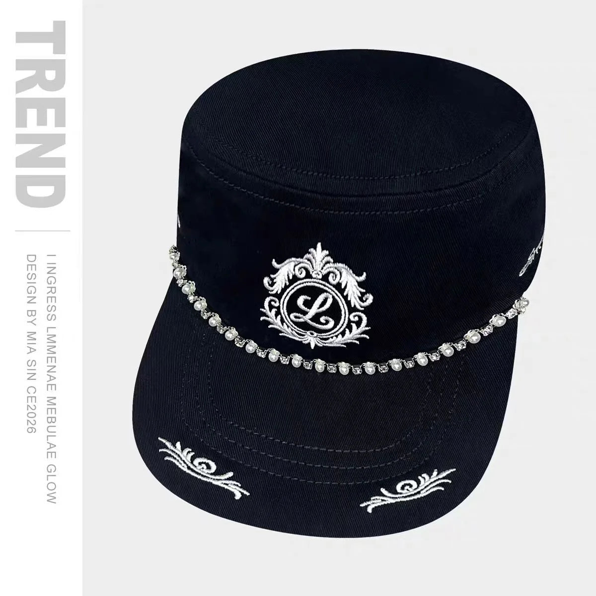 Retro Embroidered Duckbill Caps | Casual Leopard Print Baseball Hat