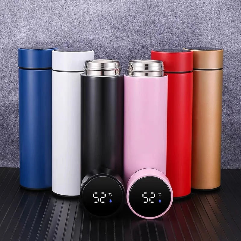 500ML Smart Insulated Water Bottle with Temperature Display