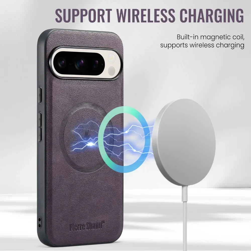 Detachable 2 in 1 Leather Wallet Case for Google Pixel | Card Holder
