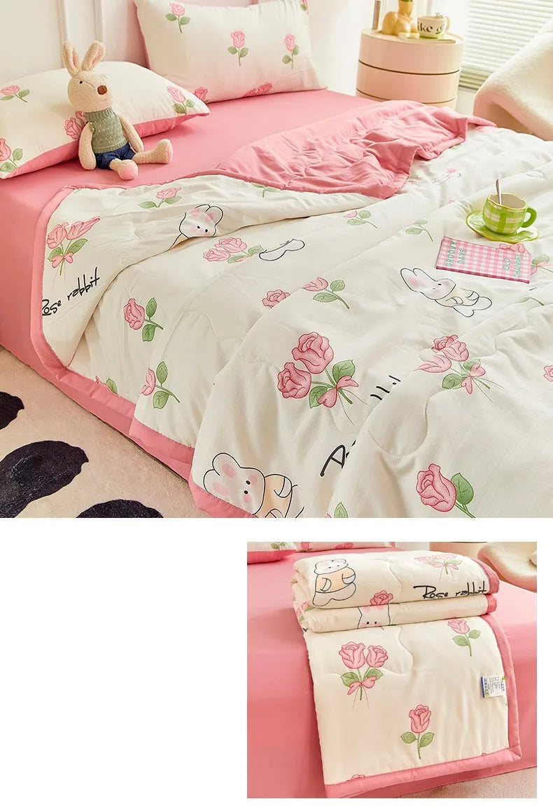 Summer Thin Duvet | Soft Printed Comforter for All Sizes