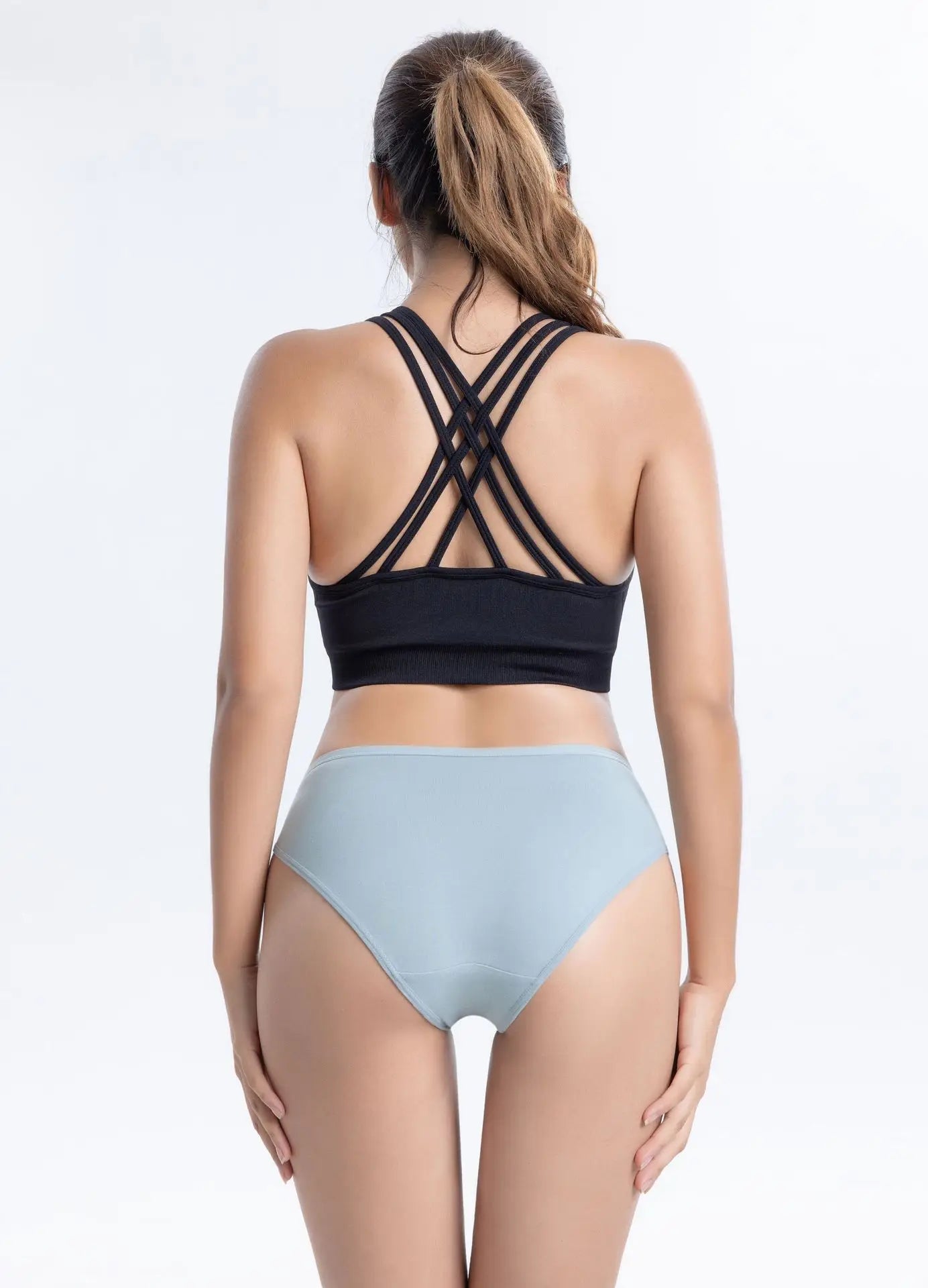 6pcs Women's Soft Cotton Middle-Waisted Briefs | Comfortable Underwear