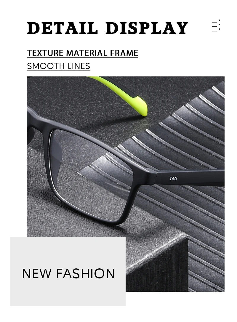 Ultralight Retro Eyeglasses Frames | Stylish Unisex Specs