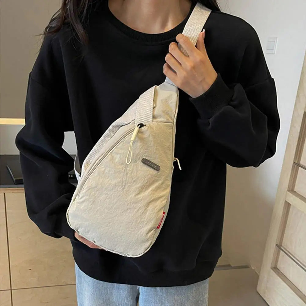 Chest Bag For Men Women Large Capacity Single Shoulder Bag Sport Cycling Phone Crossbody Bag Unisex Chest Bag Travel Hiking
