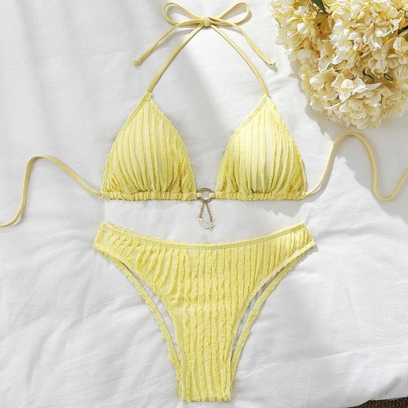 Elegant Summer Bikinis Set | Stylish Women's Swimwear Collection