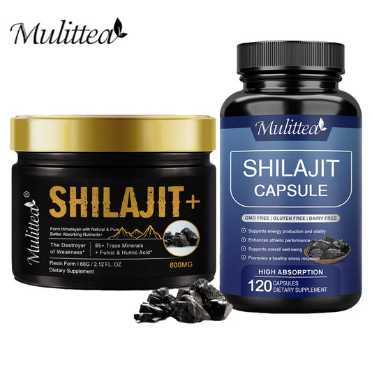 Natural Shilajit with 85+ Trace Minerals | Boost Immunity & Focus