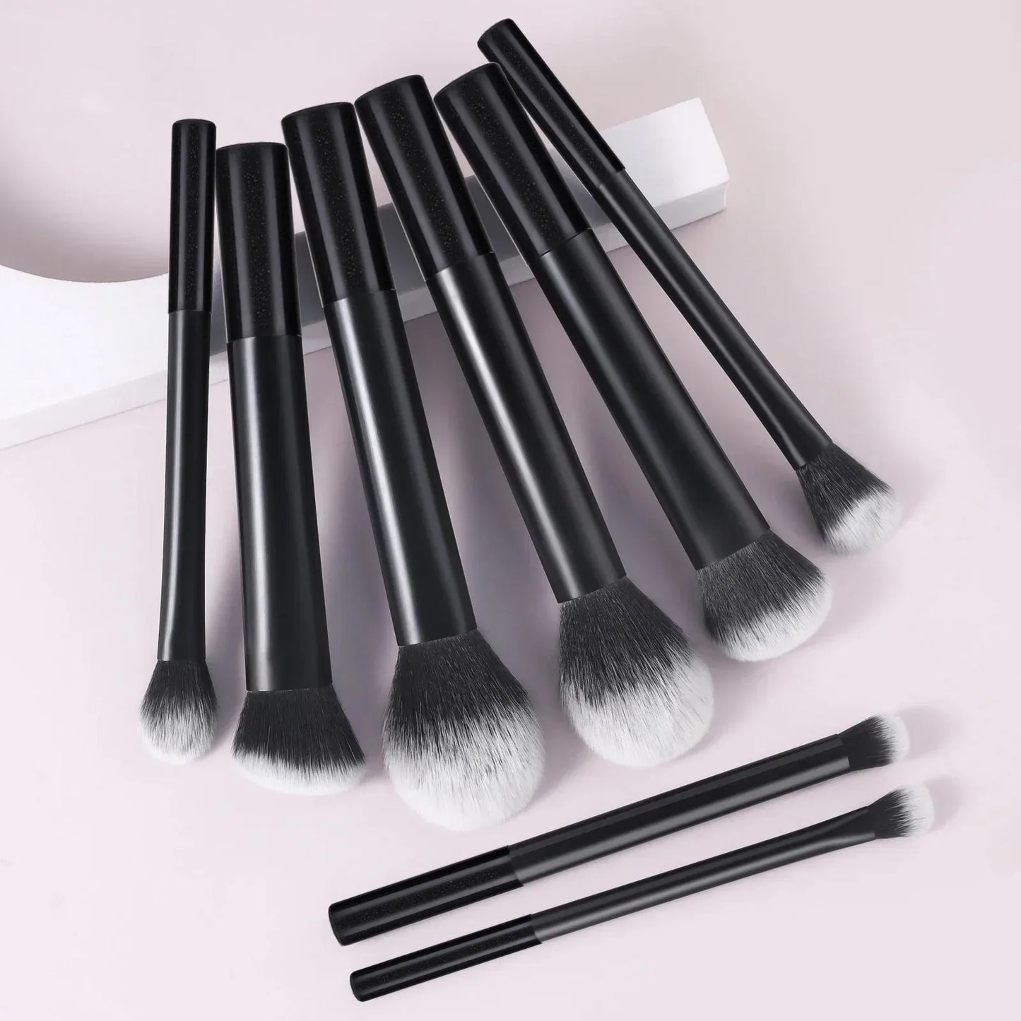 9PCS Multifunctional Makeup Brush Set with Beauty Egg for Flawless Looks